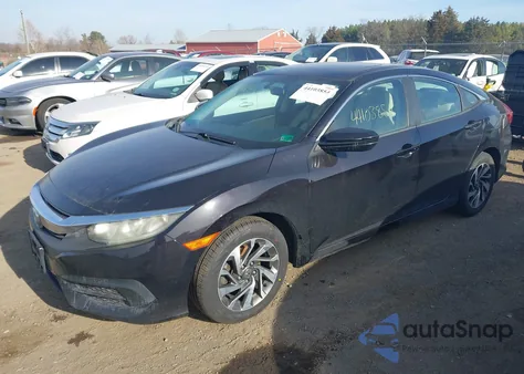 2016 Honda Civic Ex z USA, uszkodzony, nr VIN 2HGFC2F74GH556028